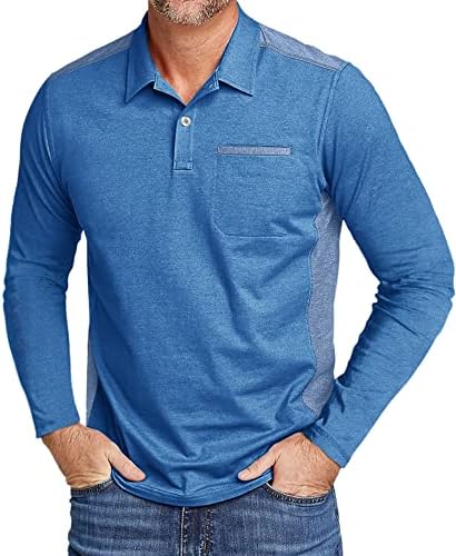 Camisa de pólo de golfe masculina