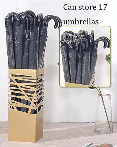 Stand com guarda -chuva Xhalery, porta -guarda -chuva, guarda -chuva Stand Stand Metal Hollowout, compacto Houseway