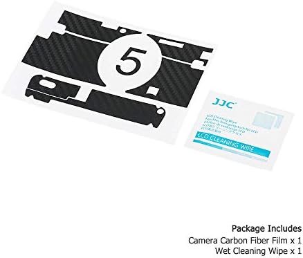 Kiorfoto Anti-arranhão Câmera de capa corporal Protetor de adesivo para Sony Rx100 VA V III, filme de fibra de carbono Anti-Slide