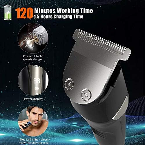 Nariz aparador de cabelo de cabelo de barbear kit de clipper combinação - tesouras de cabelo do nariz tesoura de aço inoxidável