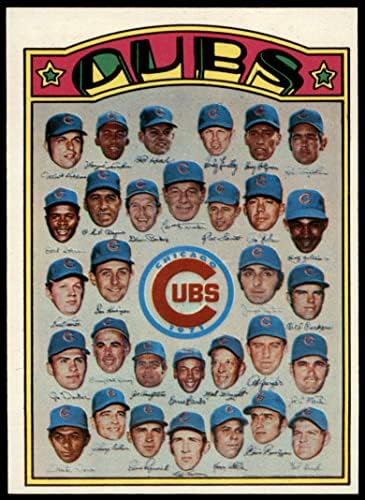 1972 Topps # 192 Cubs Team Chicago Cubs Ex Cubs