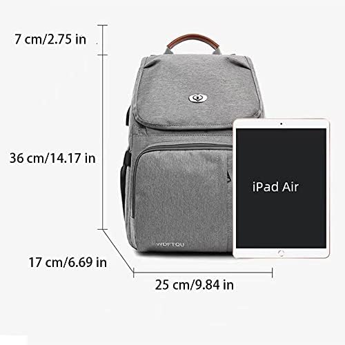 Sacos de fraldas Cinghi Lusso Bolsa de troca de fraldas com portas USB Mochilas de viagem de grande capacidade com bolsa