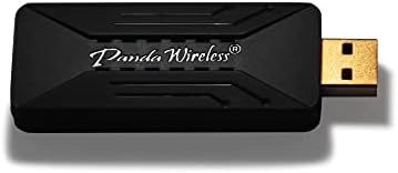 PANDA Wireless® PAU0C Adaptador USB de banda dupla de banda AC1200 - Windows 8/8/10/11/2019/2022, MxLinux, Endeavouros, Mint, Ubuntu, Fedora, OpenSuse, Centros, Lubuntu, Zorin, Kali Linux e Raspian,