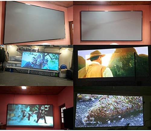 N/A 60/130 polegadas portátil 16: 9 Tela do projetor Anti-Light Curtins Home 3D HD Tela de projeção de projetor digital para home theater