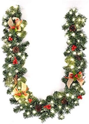 Ganfanren 1,8m U Tipo de natal suprimentos de natal decoração bar tops fita guirlanda de natal árvores de natal ornamentos