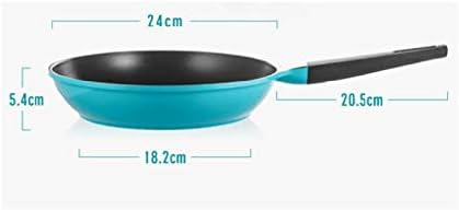 SXNBH Non Stick Pan Sauté Surface, ótima para cozinhar ovo ou omelete, forno de lavagem de louça Seguro, frigideira azul