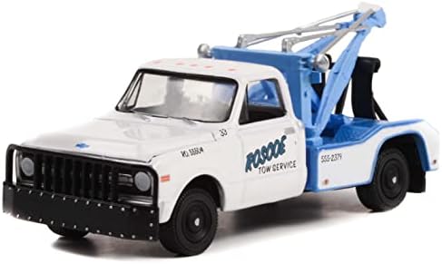 1969 Chevy C-30 Dulyyly Wrecker Tow Truck White Roscoe Tow Starsky e Hutch Hollywood Edição Especial 1/64 Modelo Diecast