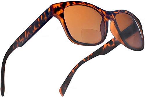 Samba Shades Bifocal construído em óculos de sol Reading para homens e mulheres Classic Tortoise Readers Summer Sun Sun