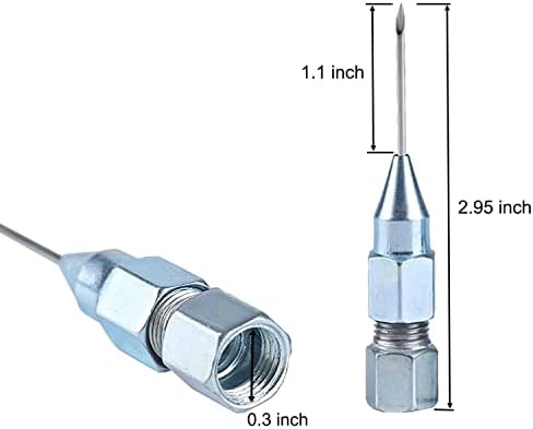 Distribuidor de graxa do nariz de graxa benliudh para graxa para lubrificar articulações de agulha de juntas seladas até 6.000 psi máximo, 1/8 NPT-