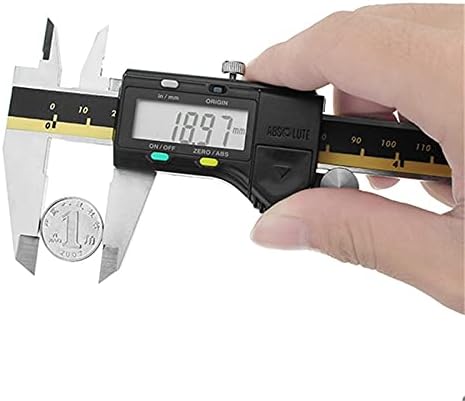 Pinça digital grossa de 6 polegadas de 6 polegadas 0-150 mm 0,01mm Micrômetro eletrônico de aço inoxidável Ferramentas de medição