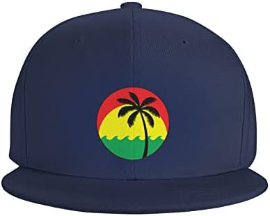 Coconut Tree Reggae Color Jamaican Unisex Baseball Cap ao ar livre Tap boné de proteção solar Capinho casual Cap boné