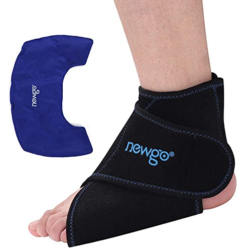 Pacote de newgo de pacote de gelo de ombro Rotador de terapia a frio, embrulho de tornozelo de tornozelo