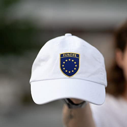 A-One União Européia Bordado Emblem + Suécia Patch, Aplique Uniforme Militar, Ferro do país da UE em Patch para Roupas,