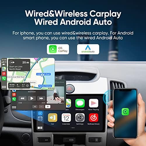 5G WiFi 8core Car Rádio estéreo para Kia Forte 2009-2012 com 9 polegadas CarPlay Android Auto, Android 12,0 GPS Support