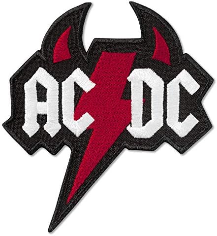 AC/DC Devil's Horns Music Rock Band bordou Patch Iron on