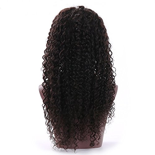 2018 moda 24 peruca de renda completa de glúteres cabelos humanos virgens europeias Remy Human Human Color Curly