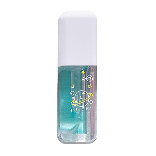 Xiahium Base orgânica de brilho labial clara água lábio de água de água lábio transparente fino glitter líquido lábio líquido aluno feminino feminino maquiagem 3ml flavo lip gloss pacote