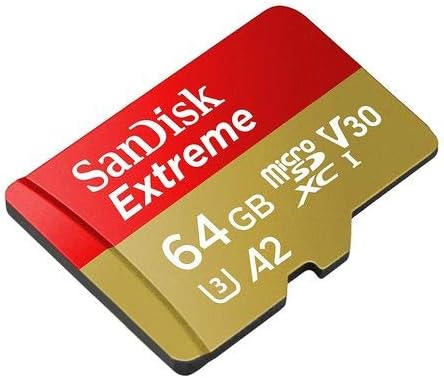 Sandisk Extreme 64 GB Micro SD Card de memória para GoPro trabalha com o pacote GoPro Hero 9 Black Camera