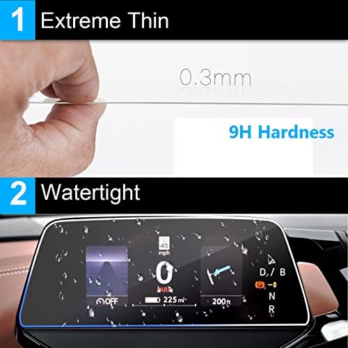 TTCR-II Compatível com 2021-2023 Volkswagen ID.4 ID4 Protetor de tela DASH 5,3 polegadas, para protetor de painel de painel ID4 VW, protetor de tela sensível ao toque do painel de vidro temperado para ID.4 1ª edição/pro/pro/pro/pro/pro/pro/pro/pro/pro/pro/pro/pro/pro/pro/pro/pro/pro/pro/pro/pro