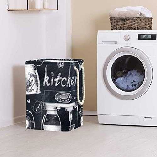Inomer Kitchen Supplies 300d Oxford PVC Roupas impermeáveis ​​cestas de lavanderia grande para cobertores Toys de roupas no quarto