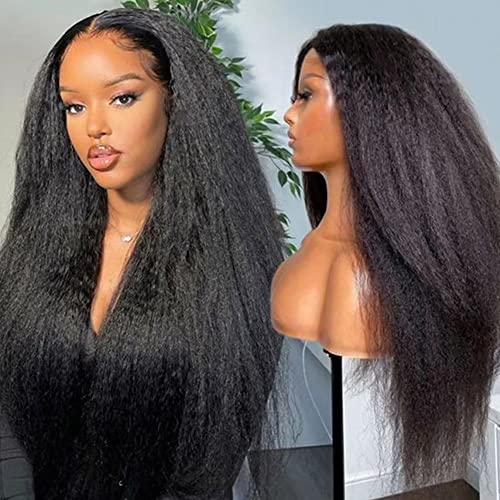 Quinlux Wigs Crystal HD invisível 13x6 Lace Wig Frontal Human Human Hum Straight HD Transparente Wigs frontal para mulheres negras