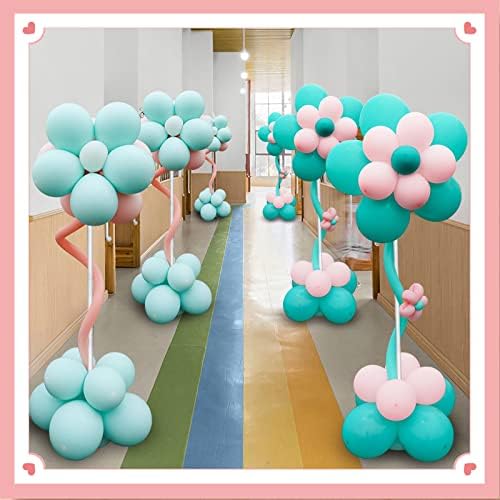 Kit de suporte de coluna de balão de 2 set - Decorações de torre de base e pole balão para a festa de casamento de aniversário de