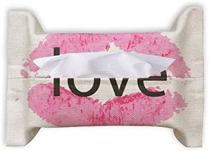 Dia dos Namorados do Lip Lip Pink Toalha de papel de lenço de lenço de lenço de lenço de lenço de lenço