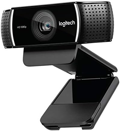Logitech 1080p Pro Stream Webcam para streaming de vídeo em HD e gravação em 1080p 30fps