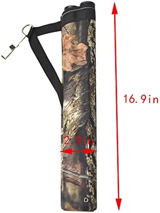 Ameyxgs arco e flecha de 2 tubos de flecha de flecha de flecha de flecha de flecha de flecha de flecha com alça de ombro para treinamento de caça ao ar livre