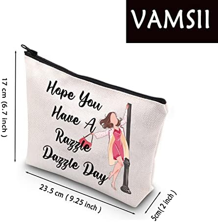 Vamsii TV Fan Makeup Bag, espero que você tenha um Razzle Dazzle Day Gifts for Best Friends