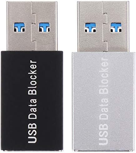 SOLustre USB Chargers 4pcs- Conector de carga variado malware de dados masculino e altere a cor para interromper a fêmea