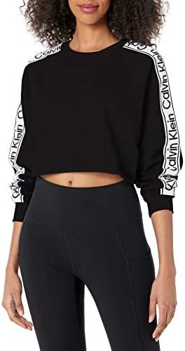 Calvin Klein Performance French French Terry Fita Tape Super Crop Pullover