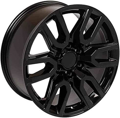 OE Wheels LLC RIM de 20 polegadas se encaixa GMC Sierra AT4 Wheel CV36 20x9 Roda preta Hollander 5914