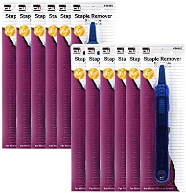 Removedor de grampos retos de Charles Leonard, pacote de 12