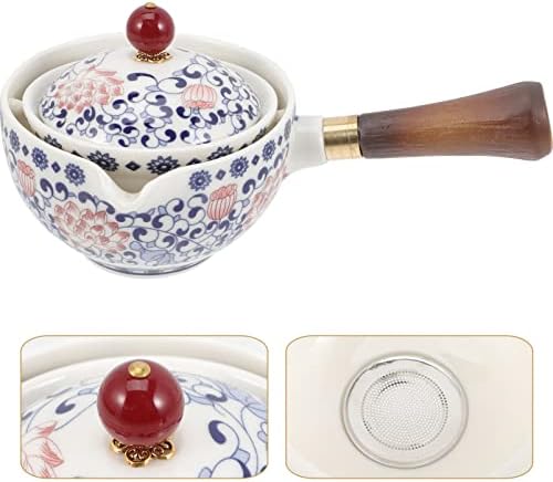 OUNONA Japanese Bule de chá kyusu Cerâmica lateral lateral lateral de chá retrô Filtro de chá Chaleira Pote de café