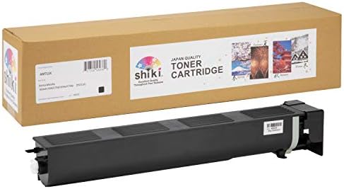 Cartucho de toner compatível com Shiki para Konica Minolta Bizhub C654/C754/C654E/C754E Black 47.200 páginas. O rendimento pode variar dependendo do uso.
