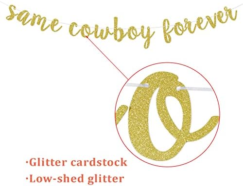 FAIUTA MESMO BANNER DE COWBOY FEMBER, Country Western Bachelorette Glitter Banner, Decoração de festa de despedida de solteira