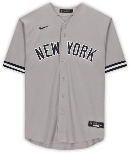 Luis Severino New York Yankees Autografou Grey Nike Réplica Jersey - camisas MLB autografadas
