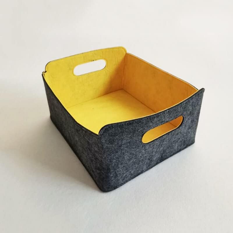 Caixa de armazenamento dobrável de Weershun sentiu a caixa de armazenamento retangular à prova de poeira pode ser usada para armazenar brinquedos/roupas/artigos de papelaria/itens domésticos