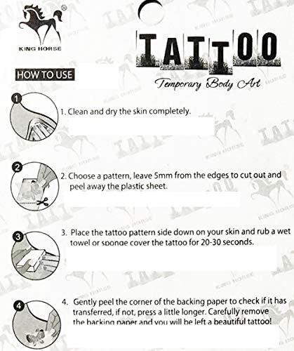 Mini tatuagens 2 folhas pretas pegadas fofinhas de desenho animado tatuagens temporárias 3D Tattoo Tattoo Vintage Adesivo da velha escola para homens Mulheres projeta
