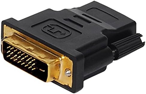 JacobSparts DVI-I Feminino para HDMI Conversor de adaptador masculino