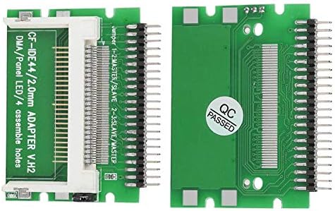 ASHATA CF a 2,5 polegadas 44pin IDE HDD, placa de memória Flash CF Compact Flash para placa de adaptador de laptop SSD SSD de 44pin de 2,5 polegadas, 44pin, suporte para adaptador CF para um único tipo de cartão CF.