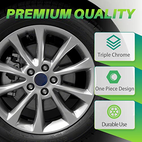 Autoptim 1/2-20 NUGAS-SUBSTITUIÇÃO PARA 1987-2018 WRANGLER JK, 2002-2012 LIBERTY, 1993-2010 Grand Cherokee, 1996-2014 Ford Mustang, preto 19mm hexade