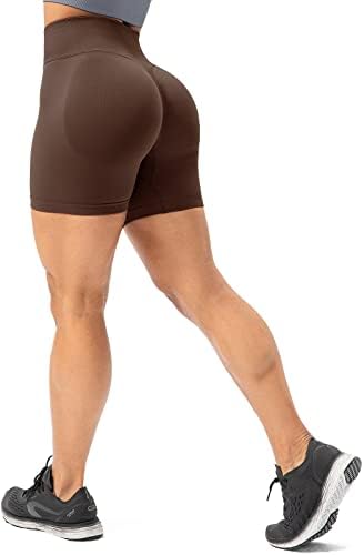 LAVENTO Scrunch Butt Buttless de moto shorts de motoqueiros - shorts de treino de ginástica de controle de barriga