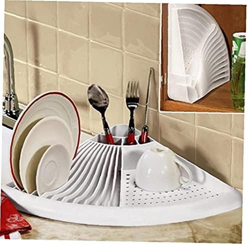 Dreno de prato de cozinha Pia de secagem Placas de bandeja de bandeja de copo de copo de cesta de mesa de mesa Organizador