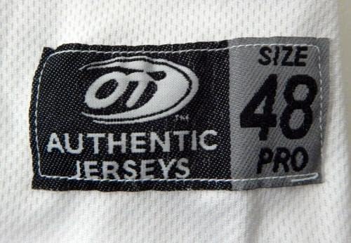 2015-16 Visalia Rawhide Daniel Palka 27 Game usou White Jersey Doctor Night 783 - Jogo usou camisas da MLB