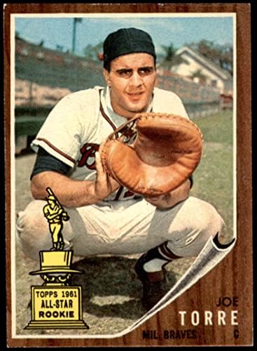 1962 Topps # 218 Joe Torre Milwaukee Braves VG/Ex Braves