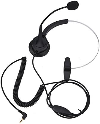 Fone de ouvido telefônico, ruído de fone de ouvido de 2,5 mm de cancelamento de comunicação clara Proteção auditiva de qualidade
