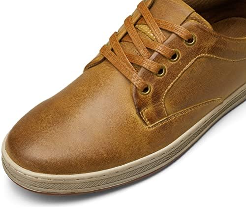 Jousen Men's Fashion Sneakers Couro Retro Casual Sapatos para homens Vestidos respiráveis ​​Mens tenadores