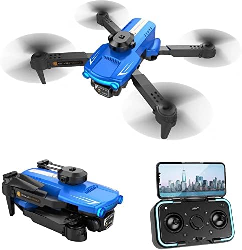 Zottel Adult Drone com câmera HD, HD FPV Vídeo ao vivo RC Quadcopter Helicopter com fluxo de luz Paur, com caixa de armazenamento, presente de brinquedos elétricos para iniciantes crianças